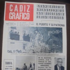 Coleccionismo de Revistas y Periódicos: REVISTA CADIZ GRAFICO. SEPTIEMBRE 1969. Nº LXVIII. PATRONA TARIFA, PATRONA PUERTO, FIESTAS ARCOS. Lote 101348067