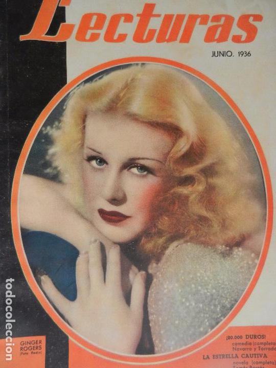 Sammeln von Zeitschriften und Zeitungen: LECTURAS A&Ntilde;O XVI N&ordm; 181 JUNIO 1936.