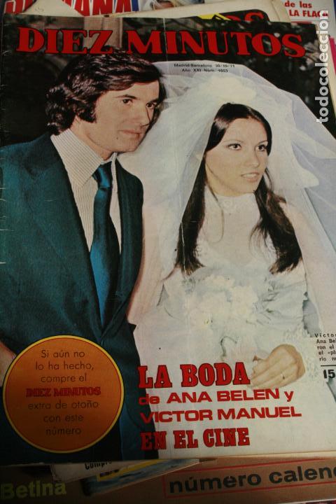 Coleccionismo de Revistas y Peri&oacute;dicos: ANA BELEN  JULIO IGLESIAS  IRAN EORY  1971