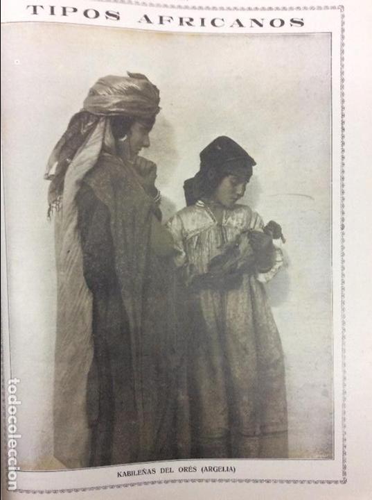 Collezionismo di Riviste e Giornali: TIPOS AFRICANOS KABILE&Ntilde;AS DEL ORES ARGELIA HOJA REVISTA A&Ntilde;O 1915