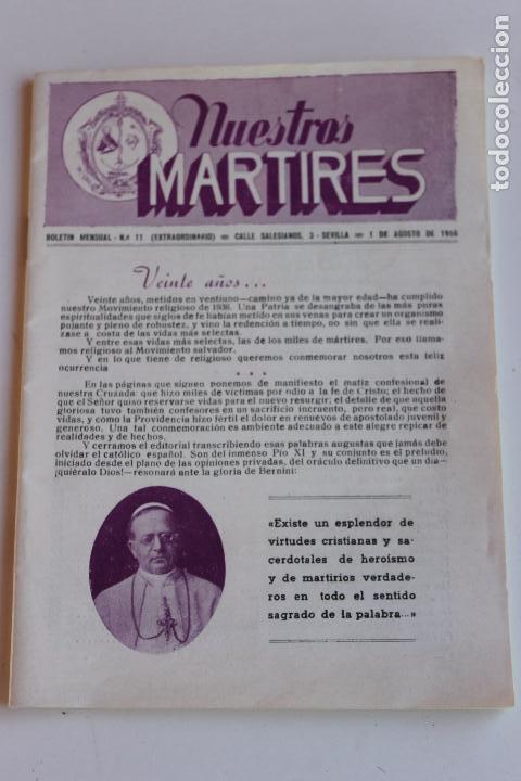 Collection Magazines and Newspapers: NUESTROS MARTIRES, N&ordm; 11 EXTRAORDINARIO, SEVILLA 1956