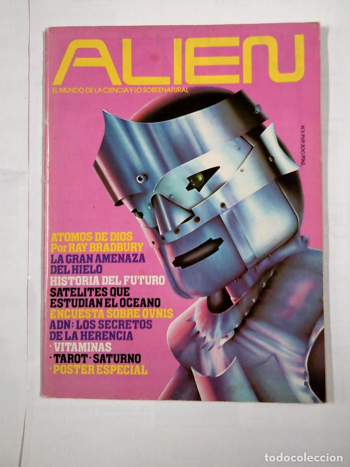 Colecionismo de Revistas e Jornais: ALIEN - N&ordm; 3 - EL MUNDO DE LA CIENCIA Y LO SOBRENATURAL. TDKC33