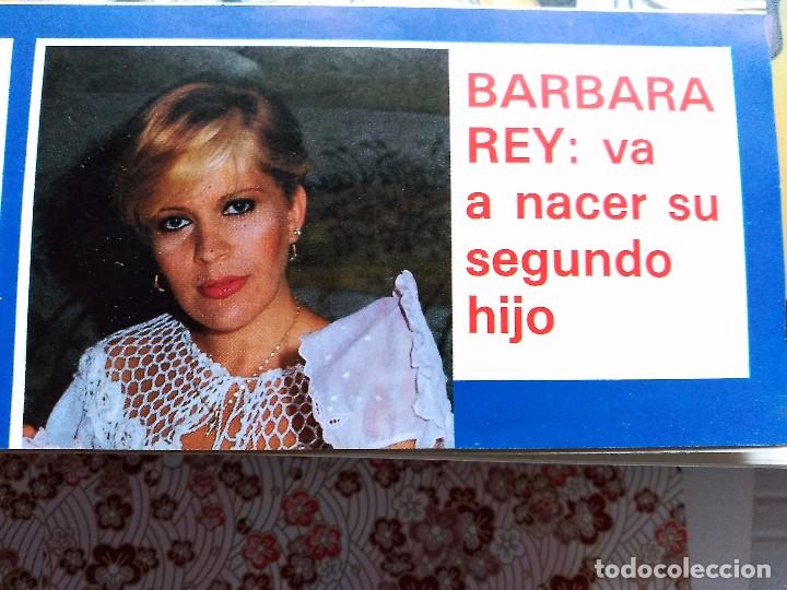 Coleccionismo de revistas y peri&oacute;dicos: RECORTE BARBARA REY