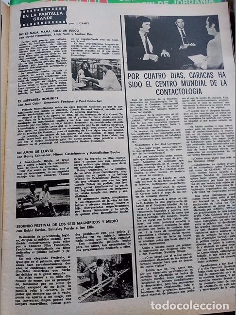 Coleccionismo de Revistas y Peri&oacute;dicos: CONTACTOLOGIA EN CARACAS ROMY SCHNEIDER