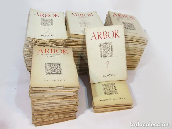 Collectionnisme de Revues et Journaux: Colecci&oacute;n de la Revista Arbor. Desde el n&ordm; 1 de 1944 hasta el n&ordm; 94 de 1953.