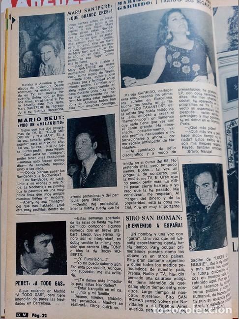 Coleccionismo de Revistas y Peri&oacute;dicos: maruja garrido siro san roman peret mario beut mary santpere