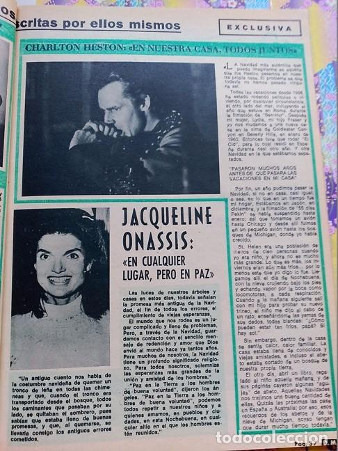Coleccionismo de Revistas y Peri&oacute;dicos: charlton heston jacqueline onassis kennedy