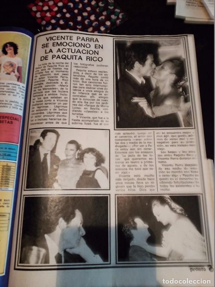 Coleccionismo de revistas y peri&oacute;dicos: paquita rico vicente parra