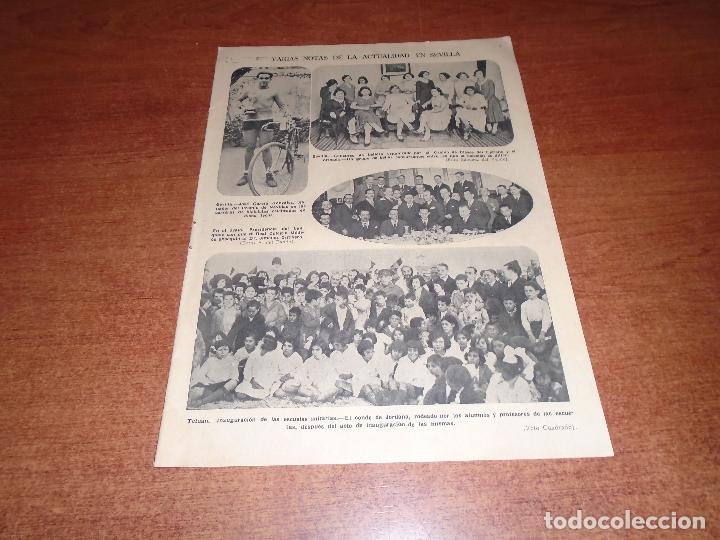 Coleccionismo de Revistas y Peri&oacute;dicos: RETAL 1931 SEVILLA. TETU&Aacute;N CONDE DE JORDANA. CORU&Ntilde;A. ALBACETE. BARCELONA.
