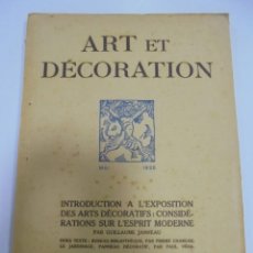 Coleccionismo de Revistas y Periódicos: REVISTA FRANCESA. ART ET DECORATION. MAI 1925. PARIS. VER FOTOS. Lote 102686103