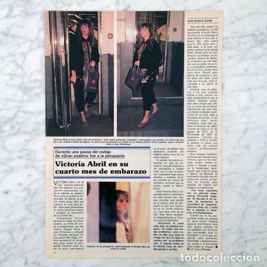 Coleccionismo de revistas y peri&oacute;dicos: REPORTAJE - VICTORIA ABRIL - 1990
