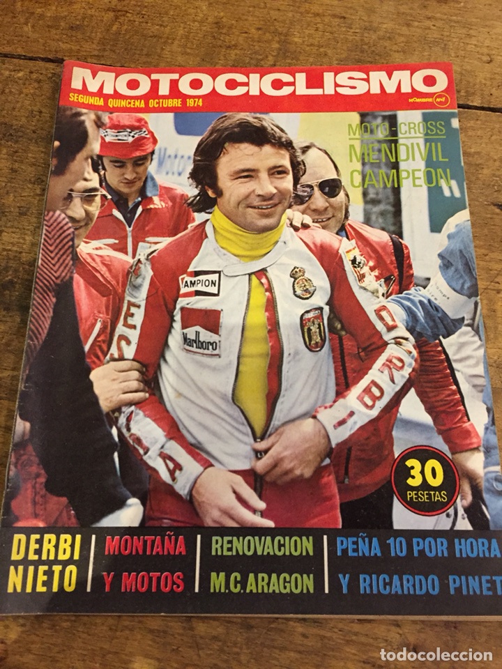 Coleccionismo de Revistas y Peri&oacute;dicos: Motociclismo a&ntilde;o 74 &Aacute;ngel Nieto