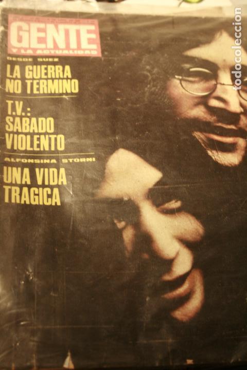 Coleccionismo de Revistas y Peri&oacute;dicos: REVISTA URUGUAYA  GENTE   1969   JOHN LENNON   BEATLES