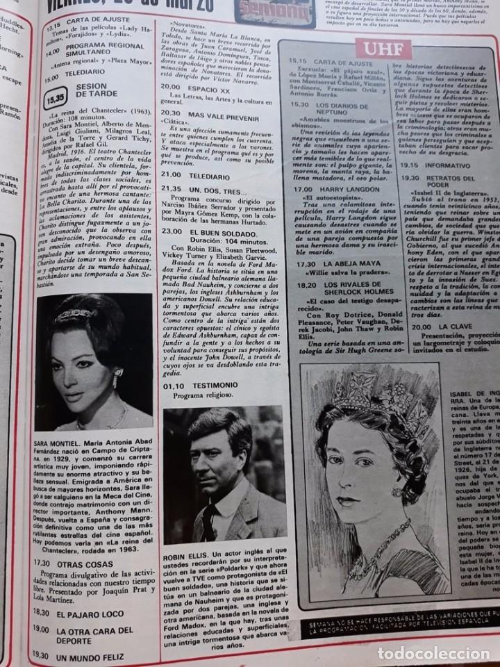 Coleccionismo de revistas y peri&oacute;dicos: ELIZABETH QUEEN II ISABEL ROBIN ELLIS SARA MONTIEL