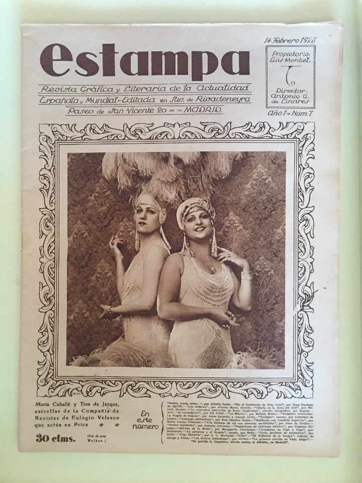 Collezionismo di Riviste e Giornali: ESTAMPA- A&Ntilde;O 1 NUMERO 7- 1.928