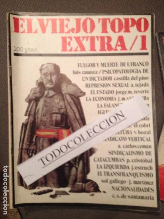 Collezionismo di Riviste e Giornali: EL VIEJO TOPO EXTRA 1 FULGOR Y MUERTE DE FRANCO, LA FALANGE, SINDICATO VERTICAL,TRANSICION