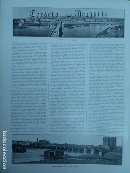 Collection Magazines and Newspapers: CORDOBA Y LA MEZQUITA .4 HOJAS REVISTA A&Ntilde;OS ENTRE 1924-30