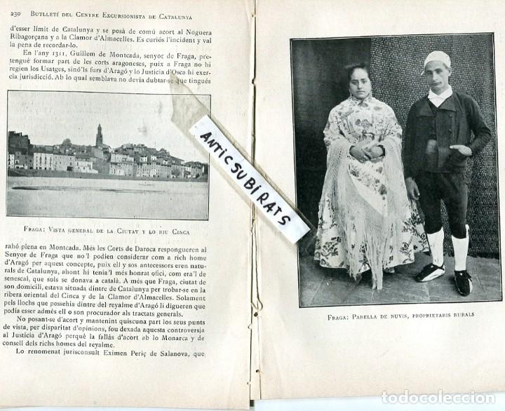 Colecionismo de Revistas e Jornais: REVISTA A&Ntilde;O 1908 FOTOS TRAJE  TIPICO DE FRAGA ADINERADOS RURARLES VESTIDO  NOVIOS CANTAROS BARRALS