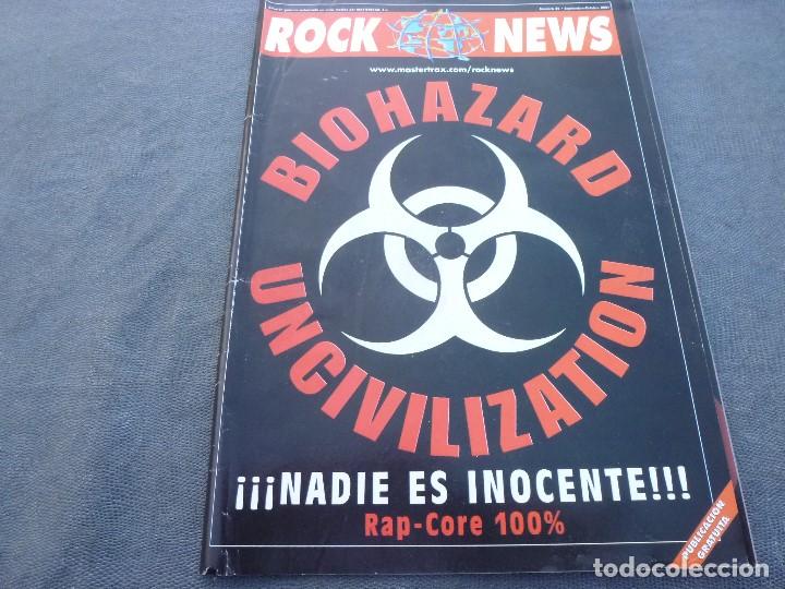 Sammeln von Zeitschriften und Zeitungen: (XM)-ROCK NEWS N&ordm;:25(SETIEMBRE-OCTUBRE 2001)-BIOHAZARD UNCIVILIZATION