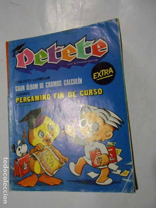 Coleccionismo de Revistas y Peri&oacute;dicos: PETETE N&ordm; 20 / LA REVISTA M&Aacute;S COMPLETA Y &Uacute;TIL PARA LOS NI&Ntilde;OS - SIN SUPLEMENTOS