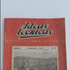 Coleccionismo de Revistas y Periódicos: IDEAS TECNICAS, LA REVISTA DEL HOMBRE DE NEGOCIOS. Nº 2 FEBRERO 1949