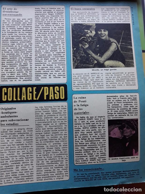Coleccionismo de revistas y peri&oacute;dicos: mireille mathieu sofia loren - Foto 1