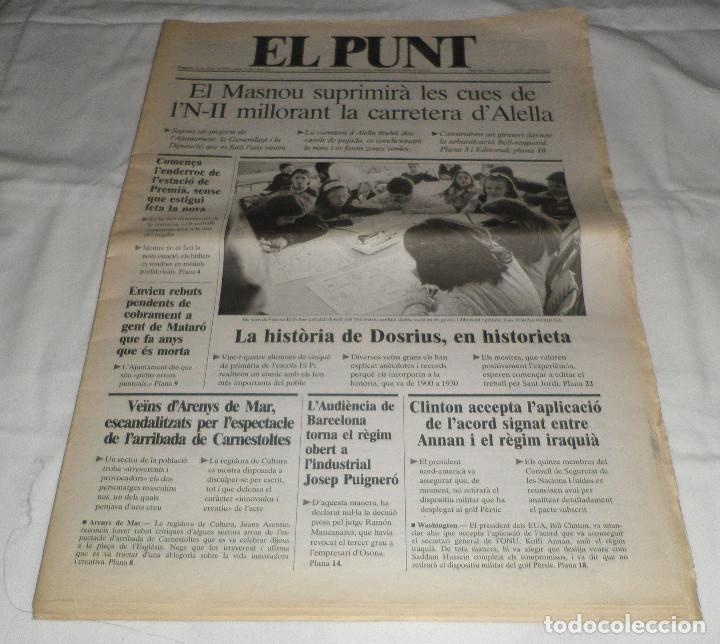Collectionnisme de Revues et Journaux: diari el punt del maresme a&ntilde;o 1998 diari independet catala y democratic