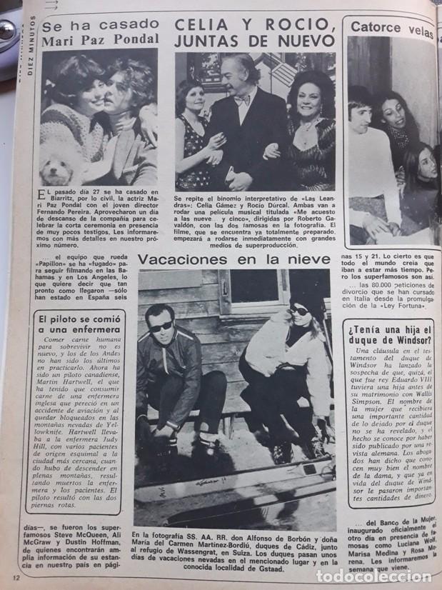 Coleccionismo de Revistas y Peri&oacute;dicos: rocio durcal celia gamez alfonso de borbon carmen martinez bordiu mari paz pondal