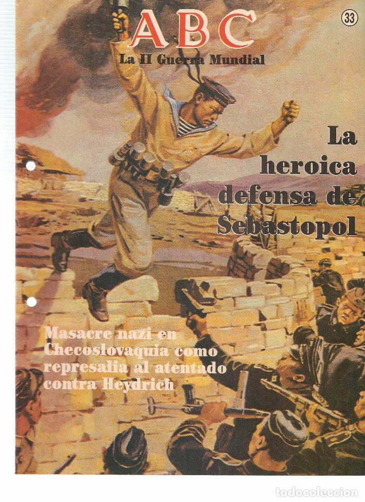 Coleccionismo de revistas y peri&oacute;dicos: FASC&Iacute;CULO: LA II GUERRA MUNDIAL. ABC. 50 A&Ntilde;OS DESPU&Eacute;S. N&ordm; 33. (ST/B7)