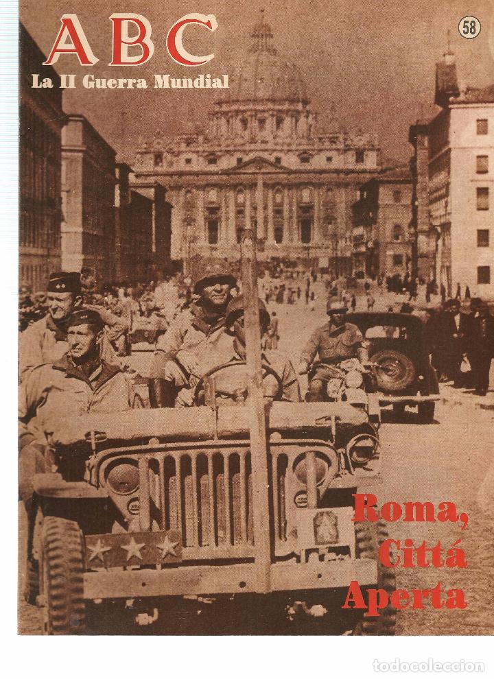 Coleccionismo de revistas y peri&oacute;dicos: FASC&Iacute;CULO: LA II GUERRA MUNDIAL. ABC. 50 A&Ntilde;OS DESPU&Eacute;S. N&ordm; 58. (ST/B7)