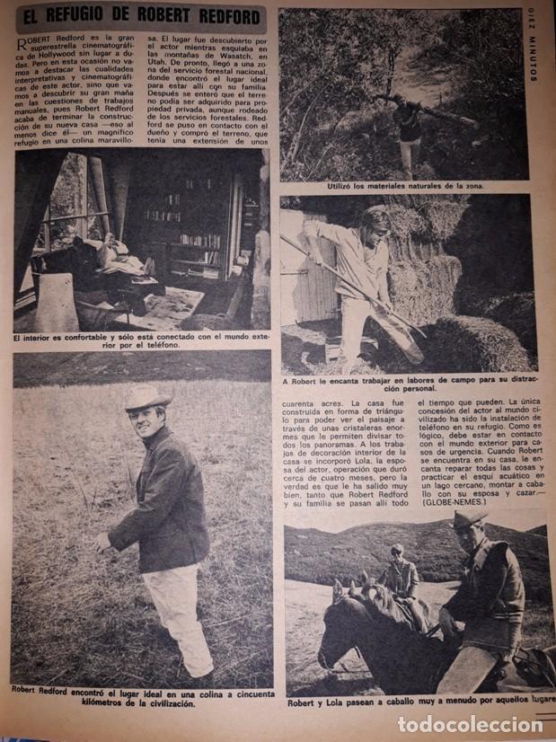 Coleccionismo de revistas y peri&oacute;dicos: robert redford