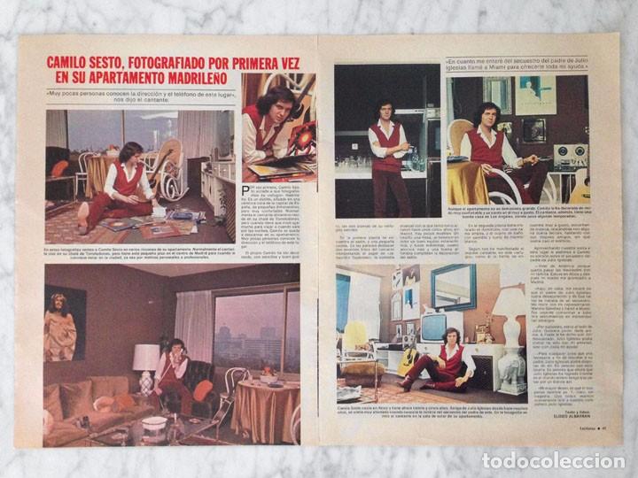Coleccionismo de revistas y peri&oacute;dicos: REPORTAJE - CAMILO SESTO - 1982