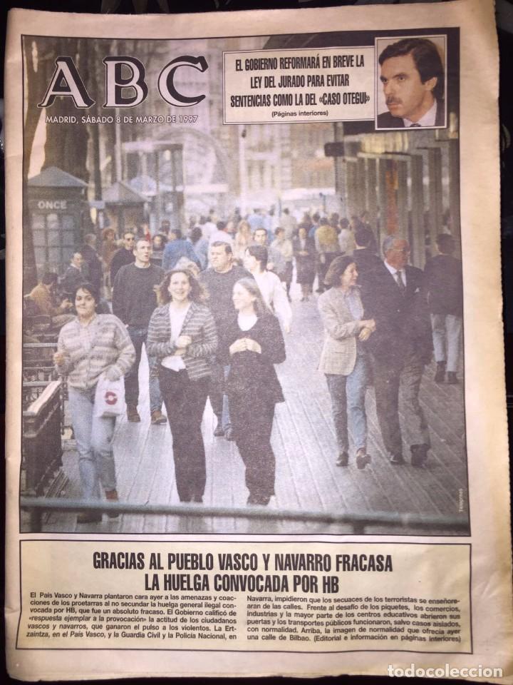 Coleccionismo de revistas y peri&oacute;dicos: PERIODICO ABC 8 MARZO 1997