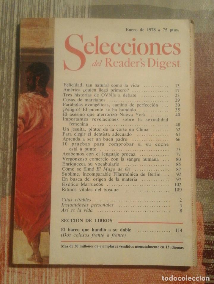 Collezionismo di Riviste e Giornali: Selecciones del Reader's Digest - Enero de 1978