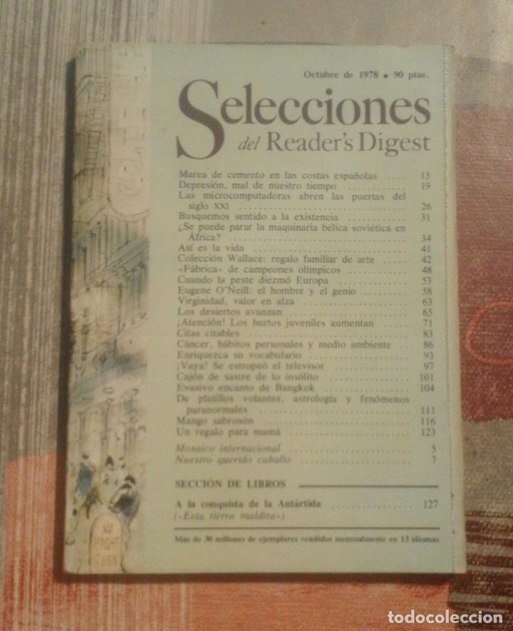 Collezionismo di Riviste e Giornali: Selecciones del Reader's Digest - Octubre de 1978