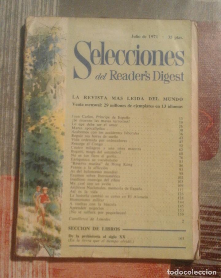 Coleccionismo de Revistas y Peri&oacute;dicos: Selecciones del Reader's Digest - Julio de 1971