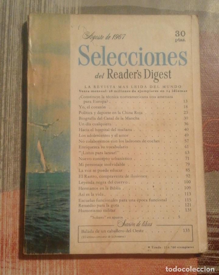 Coleccionismo de Revistas y Peri&oacute;dicos: Selecciones del Reader's Digest - Agosto de 1967
