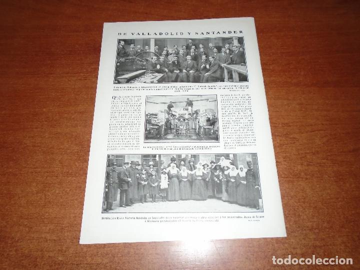 Coleccionismo de Revistas y Peri&oacute;dicos: RETAL 1912. VALLADOLID (PERI&Oacute;DICO NORTE DE CASTILLA), SANTANDER, MADRID (ENLACES)