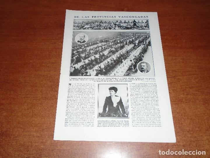 Coleccionismo de Revistas y Peri&oacute;dicos: RETAL 1912. BILBAO, PAIS VASCO, HOMENAJE ZULOAGA EN FRONT&Oacute;N ASTELENA. LA RIOJA, LOGRO&Ntilde;O. TOLEDO.