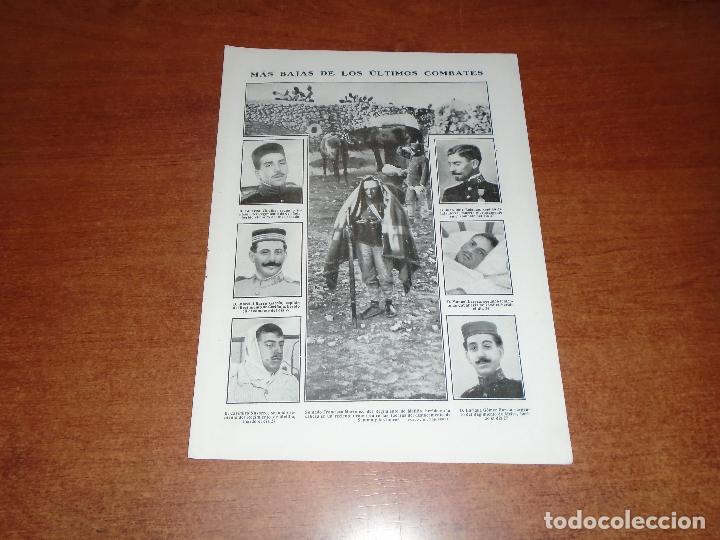 Coleccionismo de Revistas y Peri&oacute;dicos: RETAL 1912 RIF GUERRA DE &Aacute;FRICA M&Aacute;S BAJAS &Uacute;LTIMOS COMBATES. REGIMIENTO MELILLA N&ordm; 59 EN RAS-EL-MEDUA