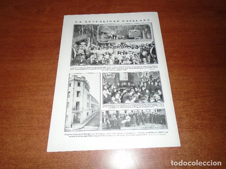 Coleccionismo de Revistas y Peri&oacute;dicos: RETAL 1912 TARRASA CUARTEL GUARDIA CIVIL. TARRAGONA REQUET&Eacute;S. M&Aacute;LAGA REGIMIENTO SABOYA.