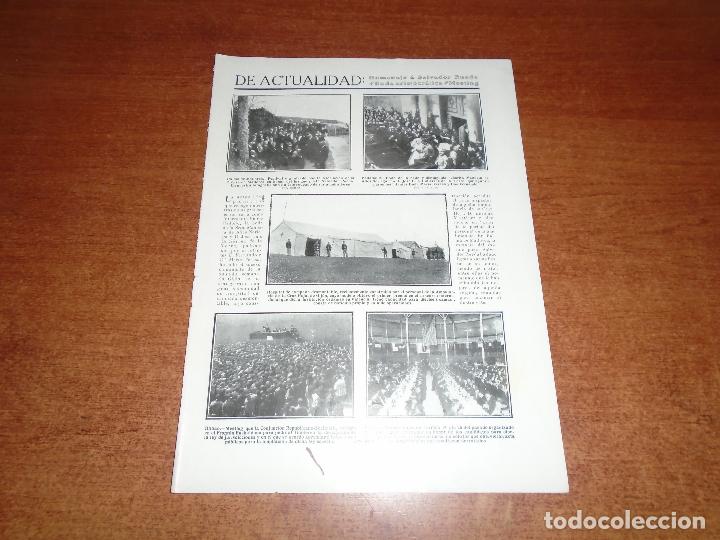 Coleccionismo de Revistas y Peri&oacute;dicos: RETAL PRENSA1911 PALMA DE MALLORCA. VALLADOLID. GIJ&Oacute;N. BILBAO. FIESTAS EN DAROCA (ZARAGOZA). VARIOS.