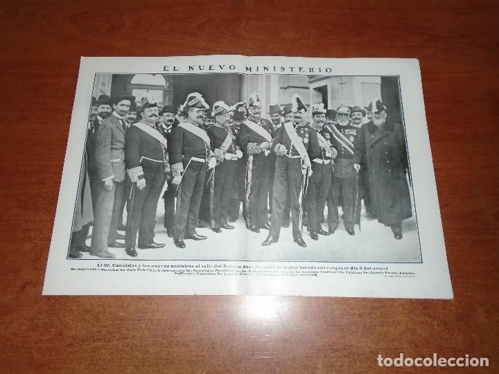 Coleccionismo de Revistas y Peri&oacute;dicos: RETAL PRENSA1911 NUEVO GOBIERNO CANALEJAS. MARRUECOS. DESCARRILAMIENTO EN OLESA VILADECABALIS LLEIDA