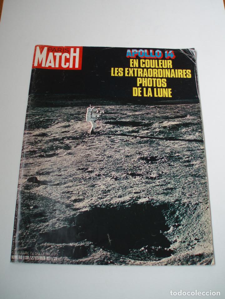 Collectionnisme de Revues et Journaux: REVISTA PARIS MATCH APOLLO 14 LES PHOTOS DE LA LUNE NASA EDICI&Oacute;N ESPECIAL 1971