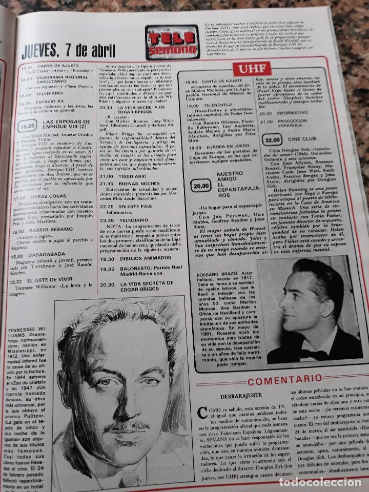 Sammeln von Zeitschriften und Zeitungen: ROSSANO BRAZZI TENNESSE WILLIAMS