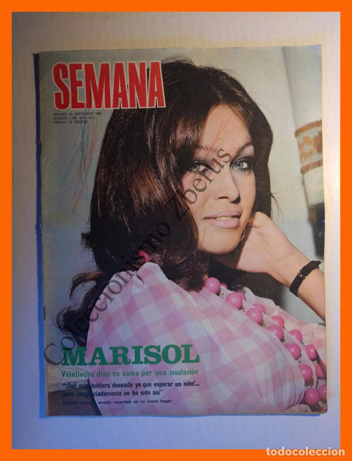 Sammeln von Zeitschriften und Zeitungen: Semana n&ordm; 1544 20 Septiembre 1969 - Marisol, Maria Scicolone
