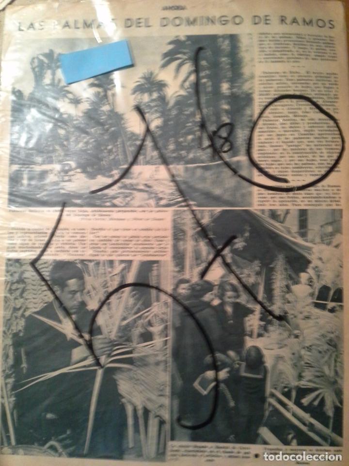 Collezionismo di Riviste e Giornali: ALICANTE.  DOMINGO  DE  RAMOS.  PALMAS. ANTONIO  GARCIA  ROMERO.  1935.