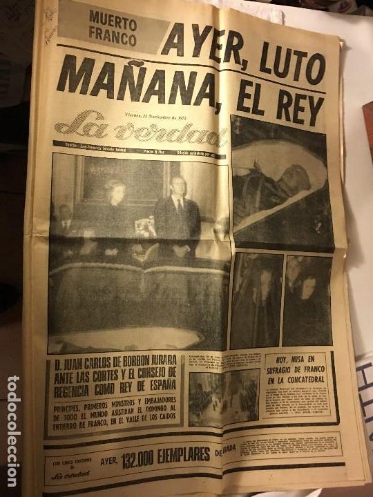 Collezionismo di Riviste e Giornali: REVISTA PERIODICO LA VERDAD FRANCO EL CAUDILLO HA MUERTO