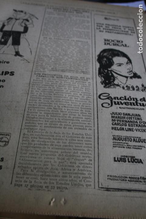 Coleccionismo de Revistas y Peri&oacute;dicos: RECORTE PUBLICIDAD PELICULA  ROCIO DURCAL 1962