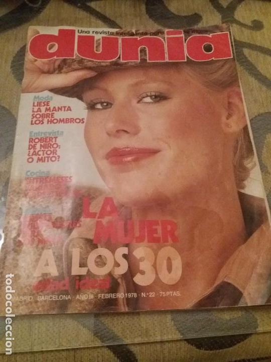 Colecionismo de Revistas e Jornais: Revista a&ntilde;o 1978 N&deg; 22 DUNIA Robert de Miro